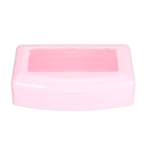 (Pink) Vassoio Portatile in ABS per Pulizia Strumenti Trucco e Gioielli