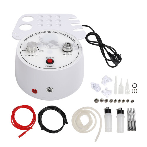 (220V EU Plug) 3-in-1 Dermabrasie Machine 9 Koppen