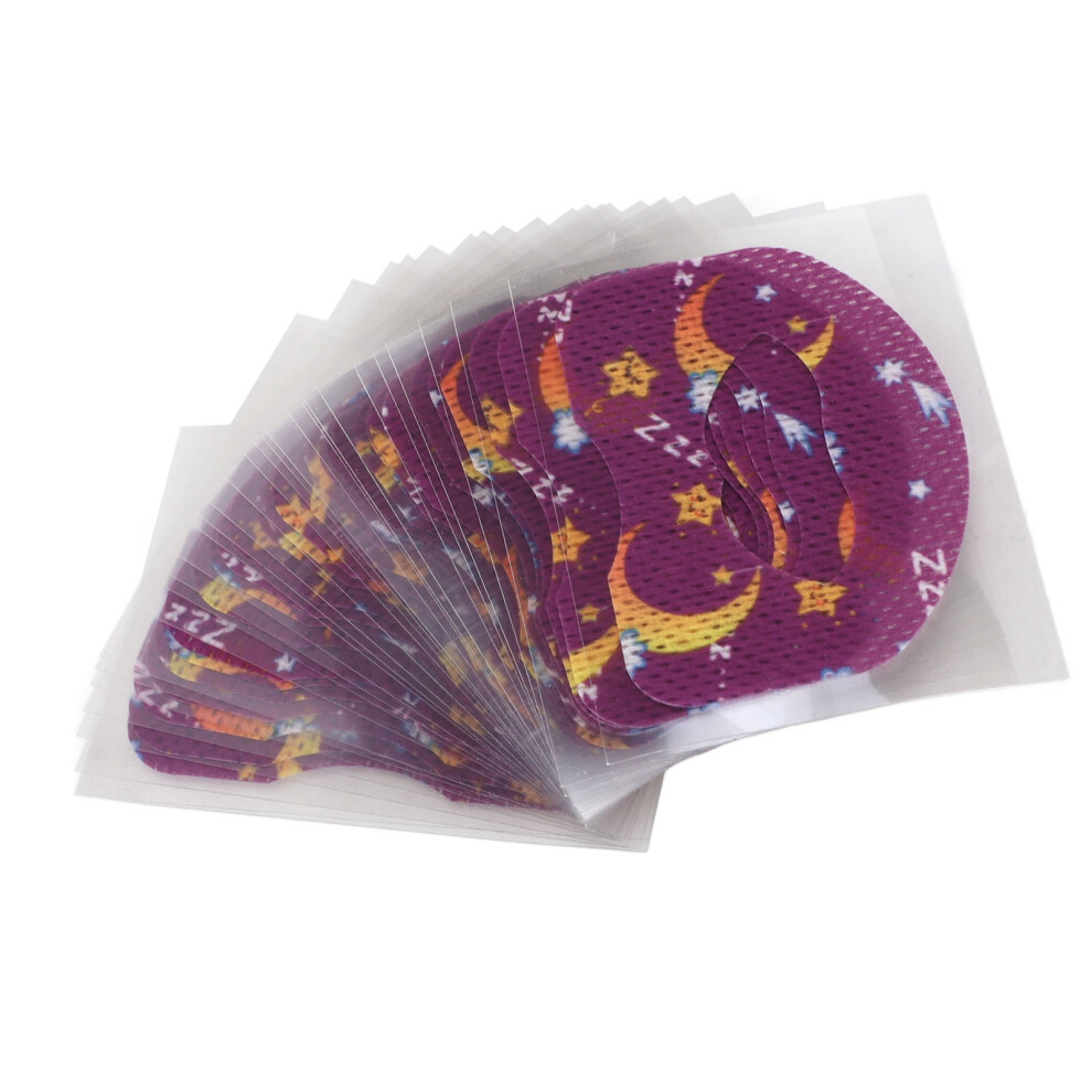 30pcs Sleep Mouth Strip Lip Shaped Nose Breathing Self Adhesive