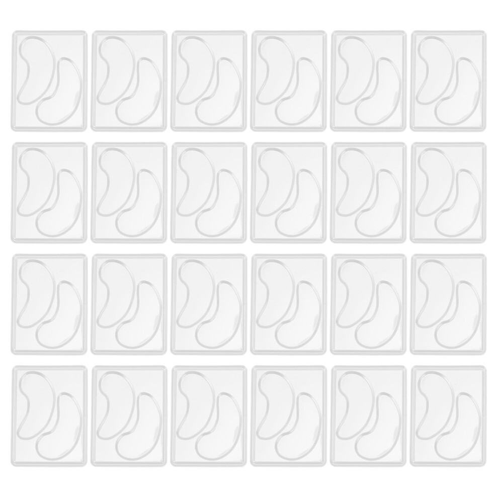 24 Pairs Under Eye Patches Mold Plastic Transparent Tray for Mask