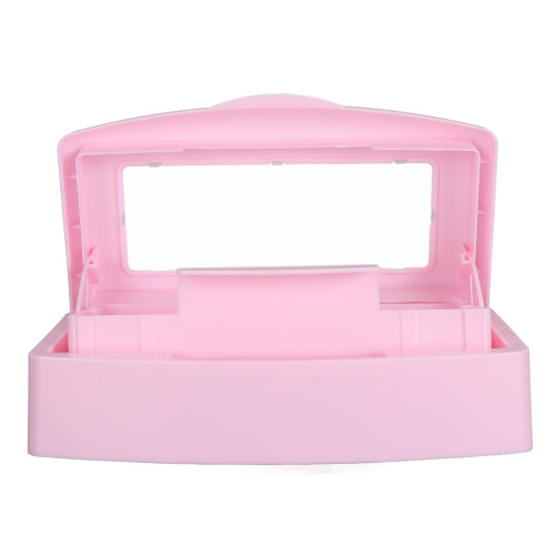 (Pink) Vassoio Portatile in ABS per Pulizia Strumenti Trucco e Gioielli 1