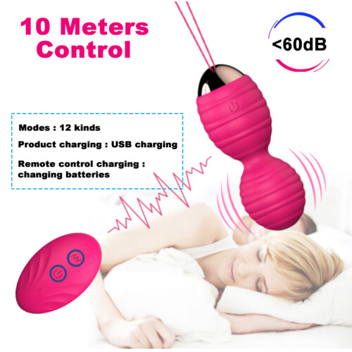 Women's Pelvic Floor Training Balls Exercise Balls with Remote Control 1