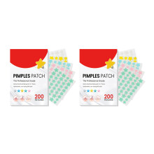 400Pcs Hydrocolloid Pimple Pads Healing Cute Face Decoration