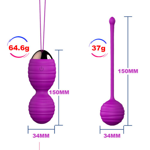Women's Pelvic Floor Training Balls Exercise Balls with Remote Control 2