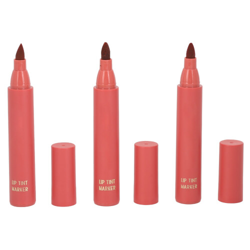 3x Lippenstift-Marker: 0,1oz, wasserfest, matte Farbe