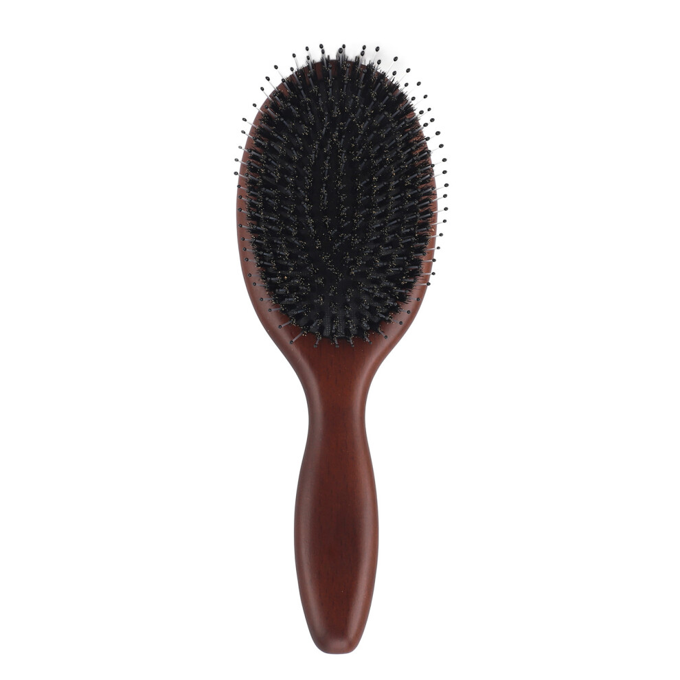 Wooden Hair Brush Reduce Frizz Anti Static Massage Scalp Detangling