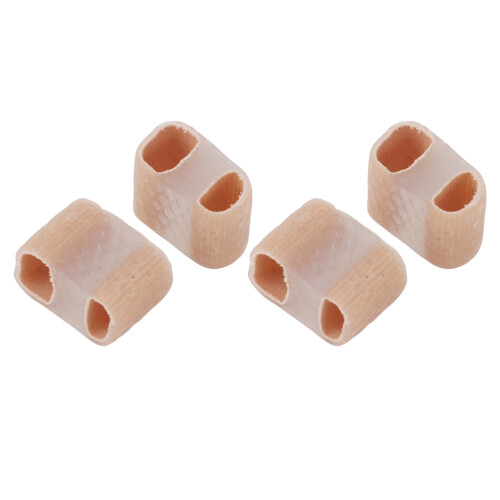 (L) 4pcs Toe Separators Elastic Bunion Correcting Overlapping Toes L