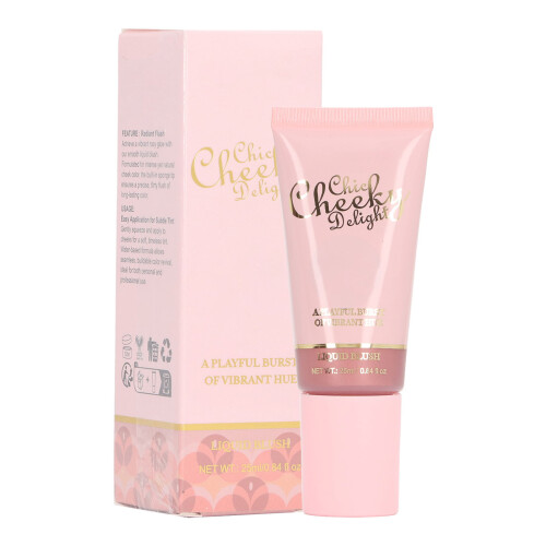 (05) Blendable Shimmering Liquid Blush with Wand