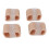 (S) 4pcs Toe Separators Elastic Bunion Correcting Overlapping Toes L 3