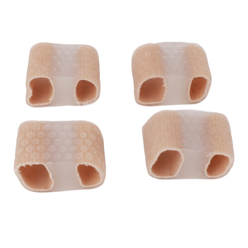 (L) 4pcs Toe Separators Elastic Bunion Correcting Overlapping Toes L 2