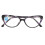 (+100 Black Purple Frame) Progressiv Multifokal Blaulichtfilter Brille +2,00 2