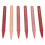 6 Colors Waterproof Liquid Lip Liner Sponge Head 3