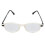 (+250 Yellow Stripe) Retro-Rund Lesebrille mit Blaulichtfilter +2,50 Rot 5