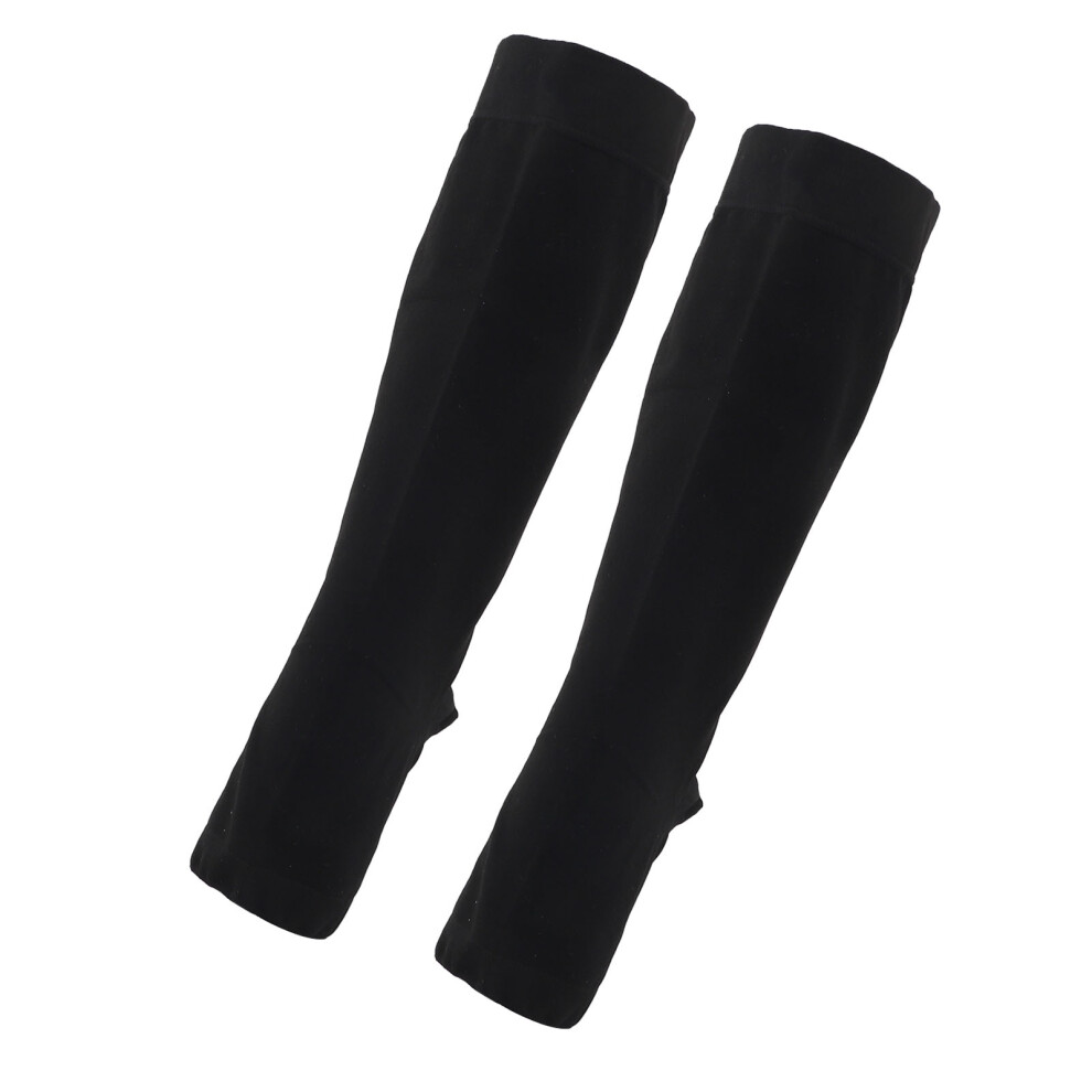 (3XL) Compression Sock Middle Tube Open Toe Calf 4XL