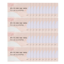 40pcs Feminine Towelette Odor Removal Portable Wipes