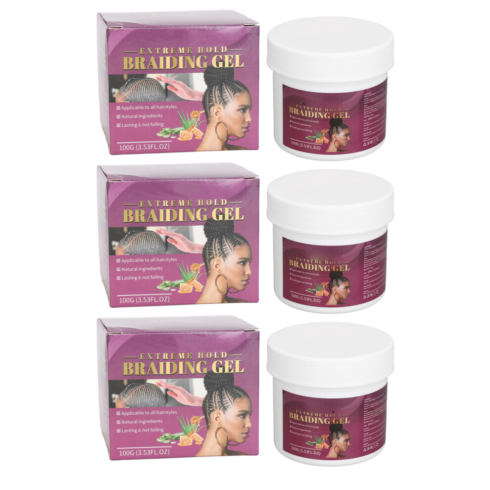 3PCS 100g Dreadlock Hold Gel for Styling and Moisturizing