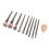 9-teiliges Make-up-Pinselset mit Schwamm 4