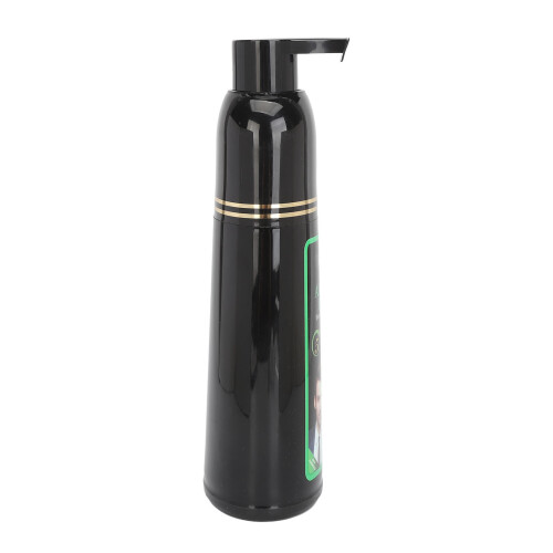 Aloes Haarfarbe-Shampoo 400ml Braun Lang anhaltend Grau 2