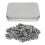 510 Stk Magnetische Ferrit-Steine Silber Klein 1