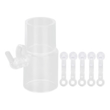 Swivel Oxygen Tubing Connector 3-Way PVC Medical for Breathing Machine