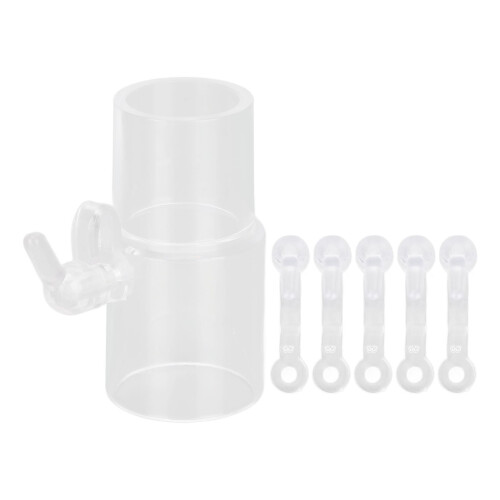 3-Way PVC Swivel Oxygen Tubing Connector