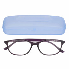 (+150 Purple Frame) Progressief Lezen Bril Anti Blauw Licht +1.50 Rood