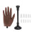 (Right Hand) Mano pratica unghie silicone con base ventosa 1