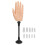 (Left Hand) Mano pratica unghie silicone destra con ventosa 1