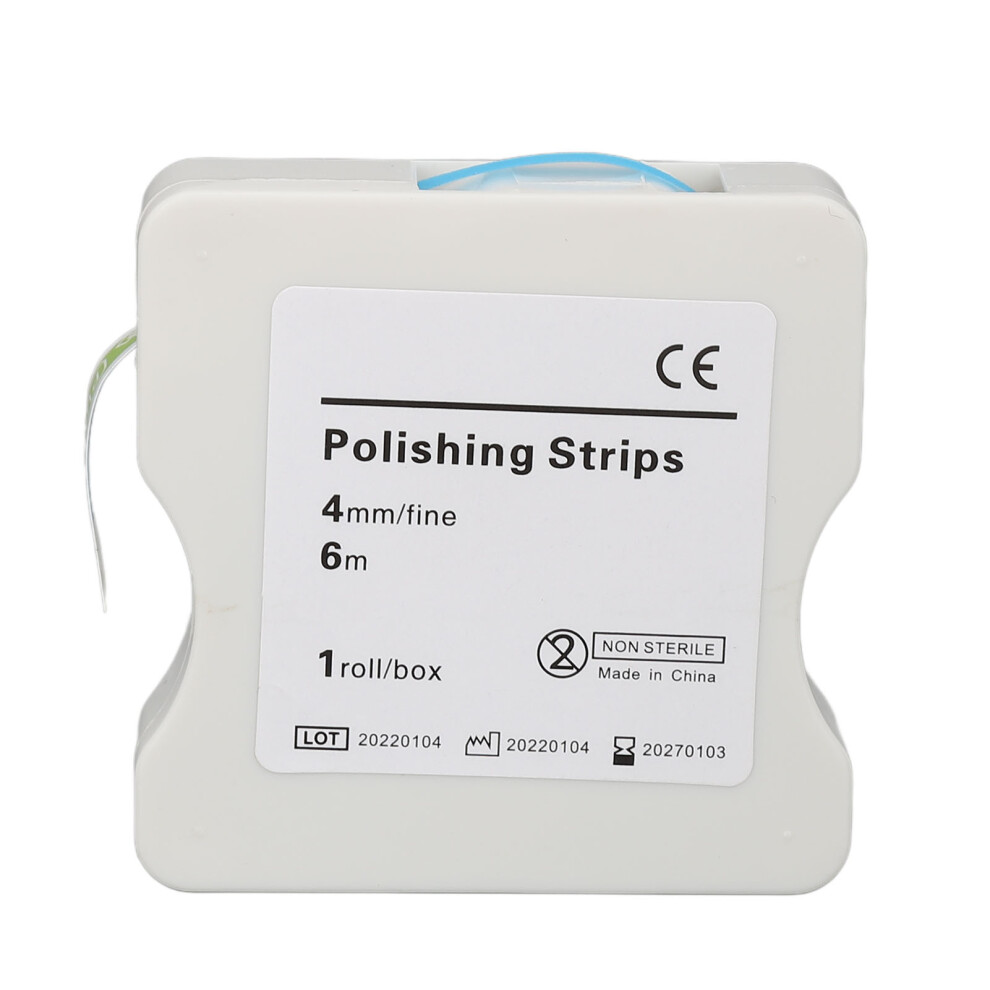 Blue (Blue) 4Mm 6M Dental Polishing Strips Resin Abrasive Teeth Cleaning
