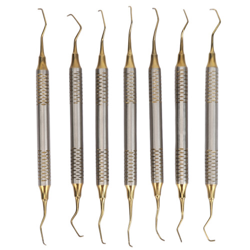 7x Zahnsteinentferner Kit Metall-Kratzer Dental