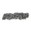 510 Stk Magnetische Ferrit-Steine Silber Klein 4