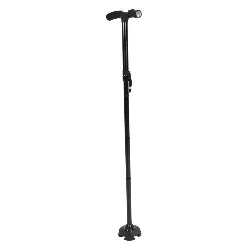 Faltstock 4-Zackig Aluminium mit Licht