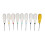 9x Oral-Luxations-Elevatoren Edelstahl Chirurgie 1