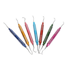 7-teiliger Oral Anterior Hoe Scaler Zahnsteinentferner