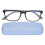 (+100 Inner Gray Outer Black Frame) Lesebrille Blaulichtfilter +1,50 Grau Schwarz Rahmen 1
