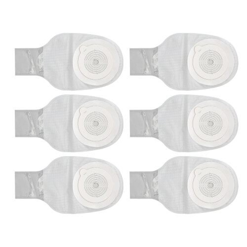 10PCS Disposable Colostomy Bag Activated Carbon Transparent 1
