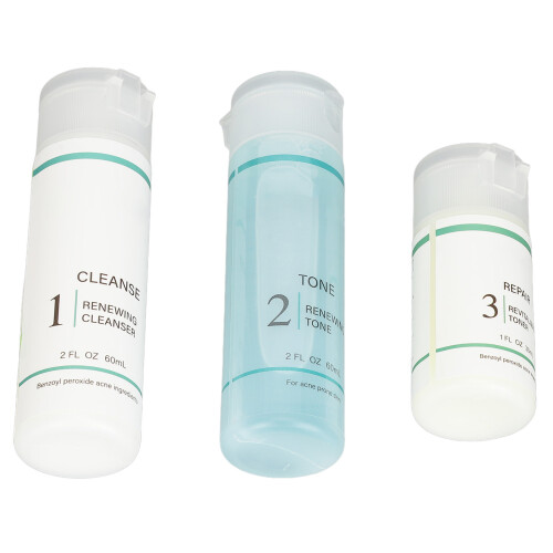 Exfoliërende Toner Acne Set Plantenextract 3st 1