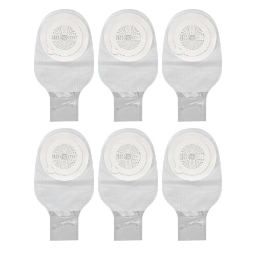 10PCS Disposable Colostomy Bag Activated Carbon Transparent 2