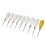 9x Oral-Luxations-Elevatoren Edelstahl Chirurgie 3