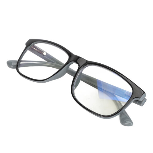 (+150 Inner Gray Outer Black Frame) Lesebrille Blaulichtfilter +1,50 Grau Schwarz Rahmen 2