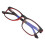 (+100 Inner Transparent Red Outer Black Frame) Lesebrille Blaulichtfilter +1,50 Grau Schwarz Rahmen 3