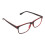 (+100 Inner Transparent Red Outer Black Frame) Lesebrille Blaulichtfilter +1,50 Grau Schwarz Rahmen 5