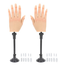 1 paar flexibele nageltrainingshand met zuignaphouders