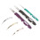 6pcs 0.75mm Dreadlocks Crochet Hook Tool for Weaving 5