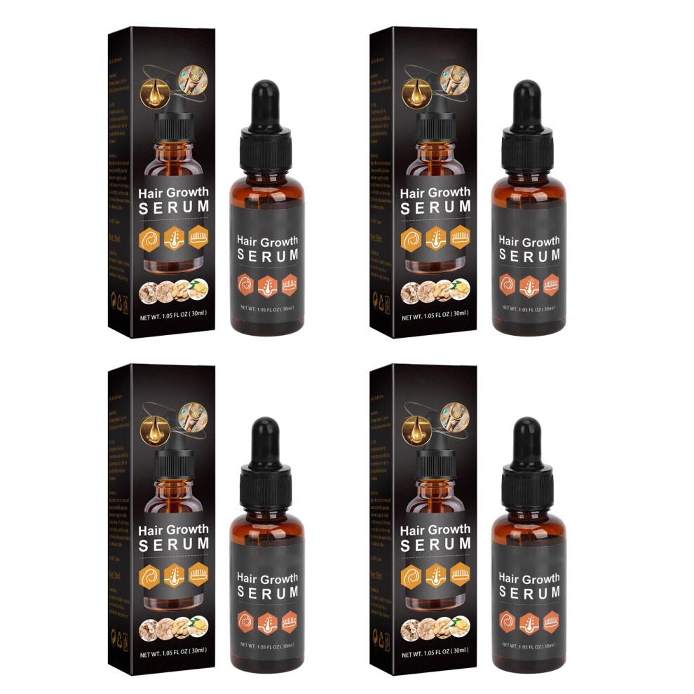 4 Pcs 30ml Hair Growth Serum Repair Damaged Hair Care Oil