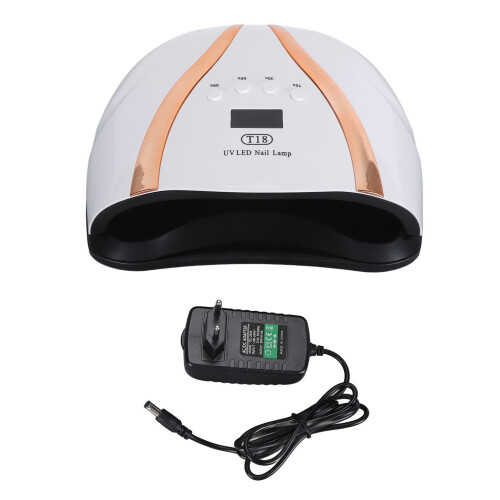 (EU Plug) UV Nail Lamp High Power Fast Drying Professional