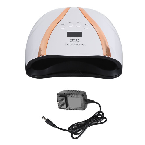 (US Plug) UV Nail Lamp High Power Fast Drying Professional