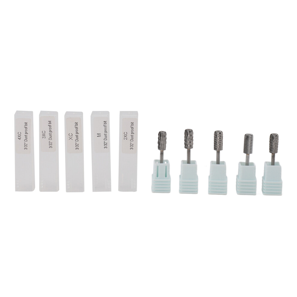 5pcs Manicure Grinding Head Tungsten Steel Polishing Accessory