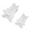 2pcs 3D Christmas Tree Candle Mold DIY Silicone Decor Soap 4