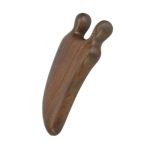 Groene Sandelhout Neusmassage & Guasha Tool 1